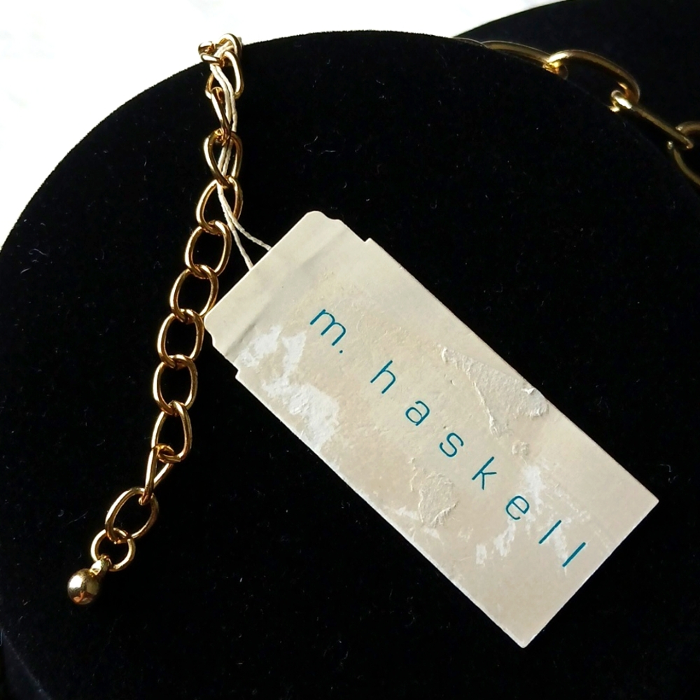 M. Haskell Layered Chain-Link & Rhinestone Necklace - Picture 6 of 6